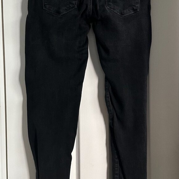 HUDSON Black Stretch Denim size 27 Ginny Crop Straight - Picture 3 of 4